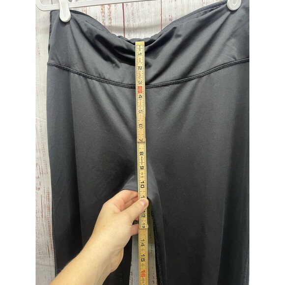 Zelos Curvy Lounge Pants XL Black Stretchy Pull-On Style Wide Leg - Picture 4 of 10